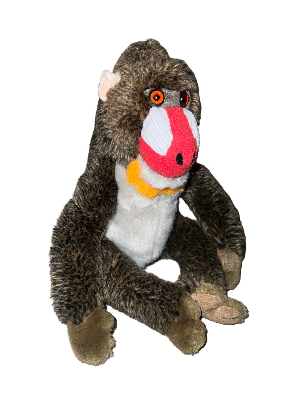 Vtg  Leosco Plush For Uni-toys Realistic Mandrill Monkey Stuffed Plush Germany